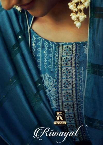 Riwayat By Rk Gold Exclusive Summer Wear Salwar Kameez Collection